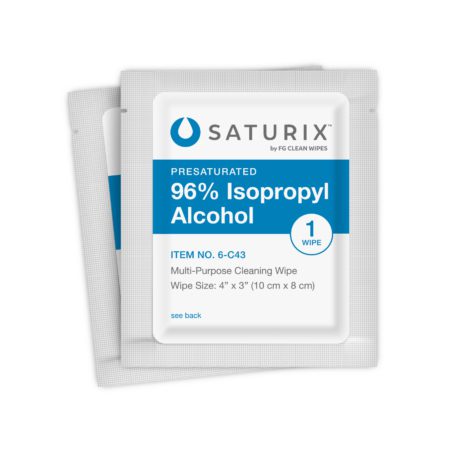 96% Presat Alcohol Wipes Individually Wrapped Sachets (6-C43 | 6-C86-EFP)