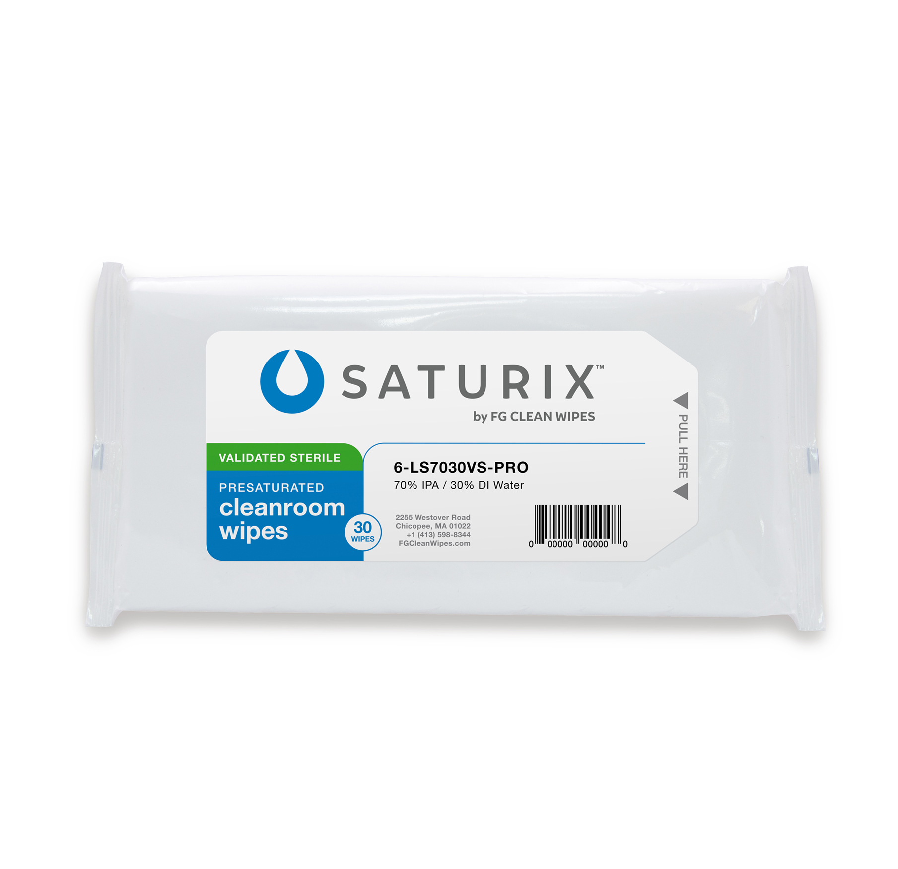 70% Validated Sterile Presat Polypropylene Pouches (6-LS7030VS-PRO)