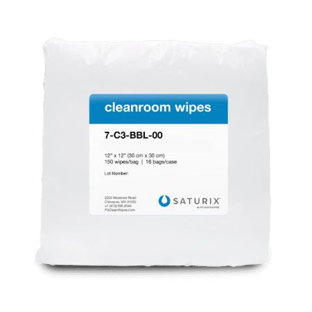 Hydroentangled 100% Polyester Cleanroom Wipes (C3)