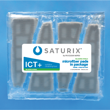 ICT+ Validated Sterile Microfiber Pad With Package